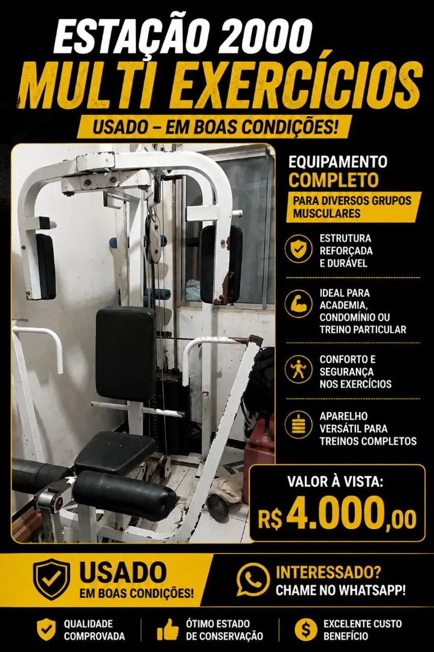 Aparelho musculação 