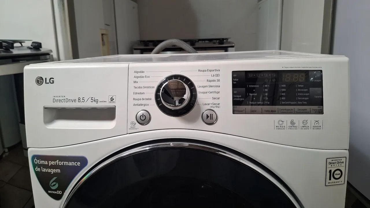 LAVA E SECA LG 8,5KG CONSERVADA - Foto 4
