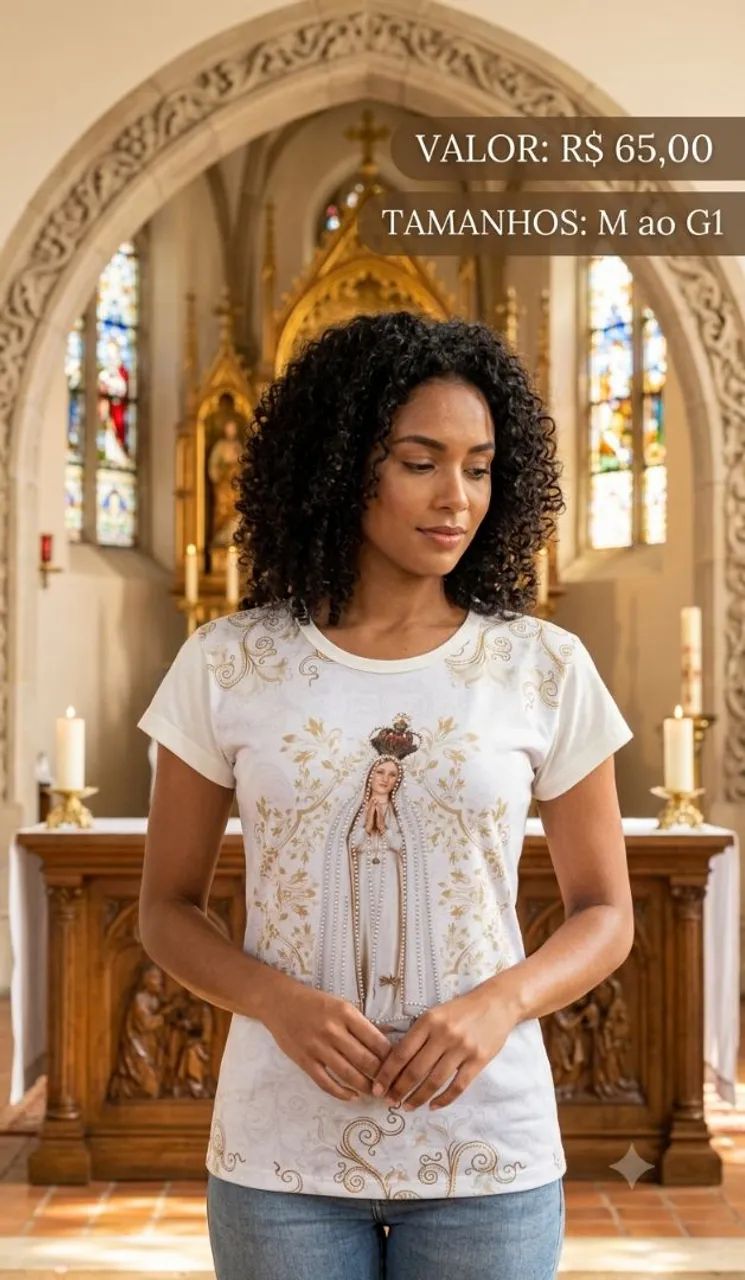 Camisetas imagem religiosa 