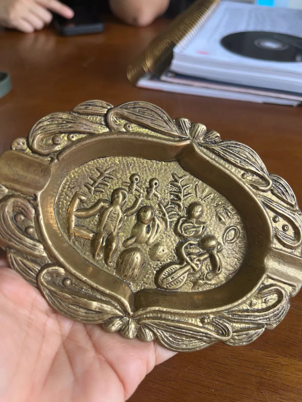 Cinzeiro vintage De Latão  - Foto 3
