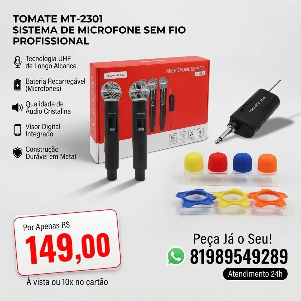 Microfone sem fio 