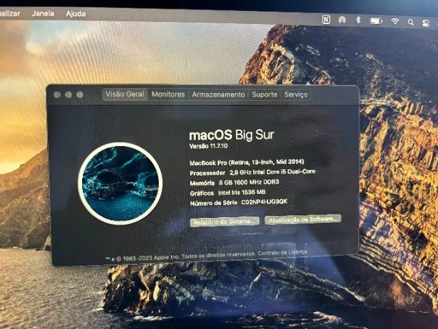 MacBook Pro (Retina, 13-inch, Mid 2014) Intel Core i5 Dual-Core