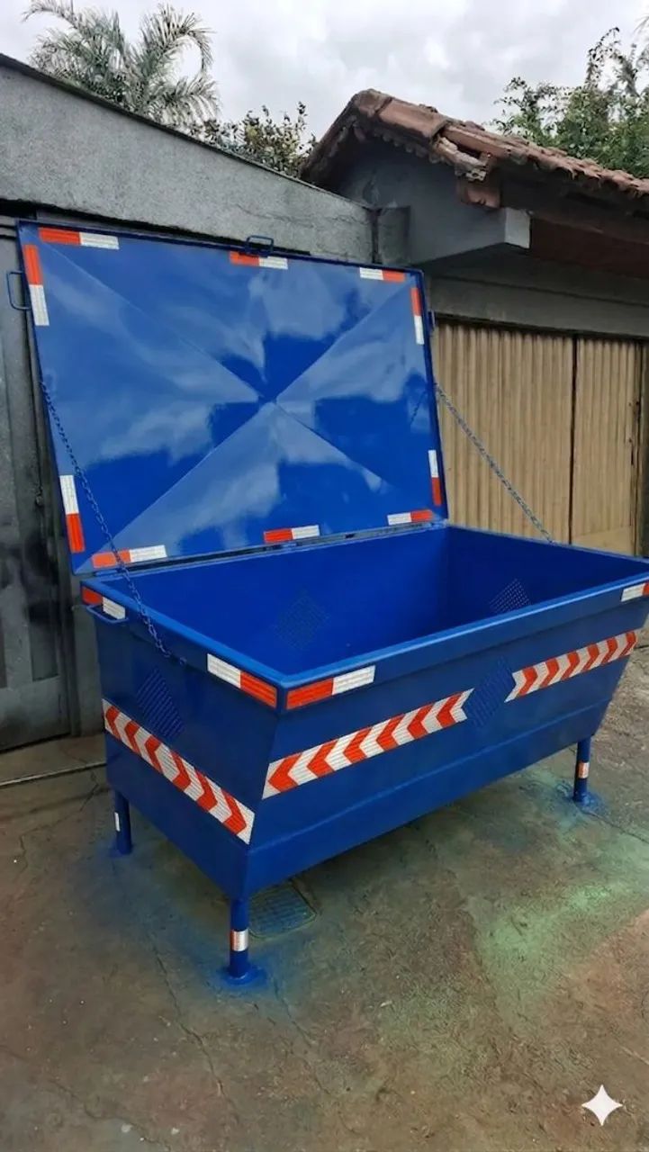 Lixeira grande capacidade 2800lts 