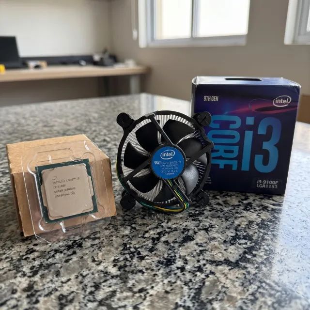 PROCESSADOR INTEL I3 9100F 4 NUCLEOS 9A GERAÇÃO COM COOLER BOX E 6 MESES DE GARANTIA