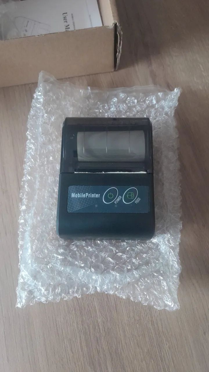 Mini impressora térmica bluetooth 