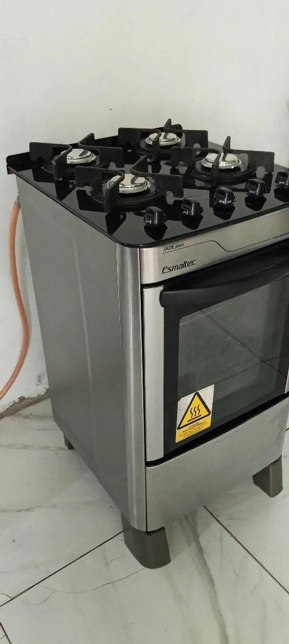 fogão esmaltec inox mesa de vidro  - Foto 3