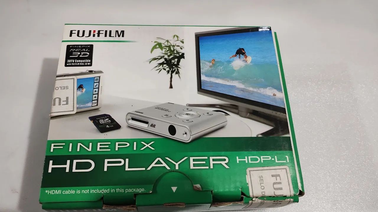 Fujifilm FinePix Real 3D W1 + HD Player HDP-L1 - Kit Completo e