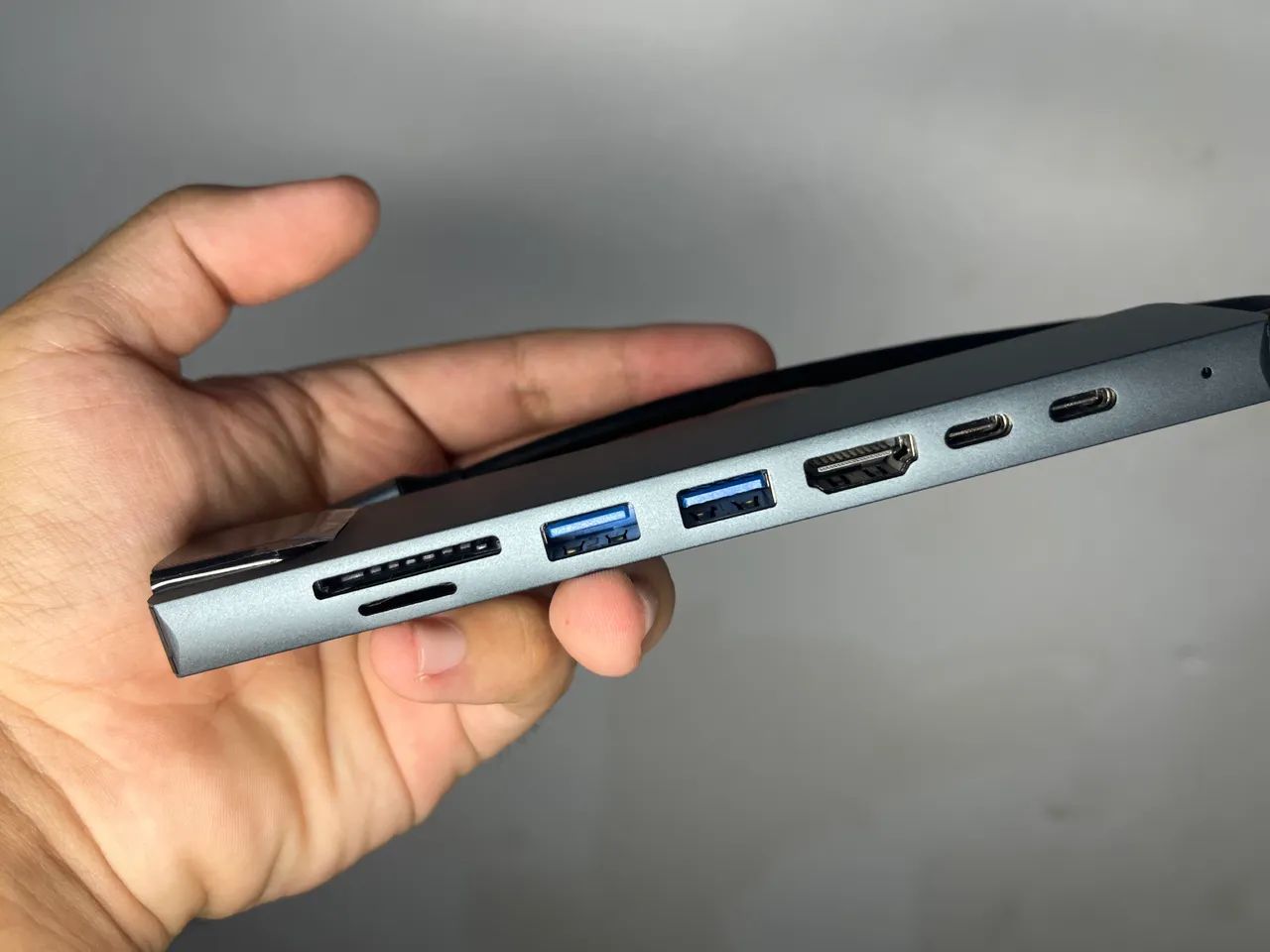 Hub UsB Tipo C 8 Portas - FRETE GRÁTIS - Foto 4