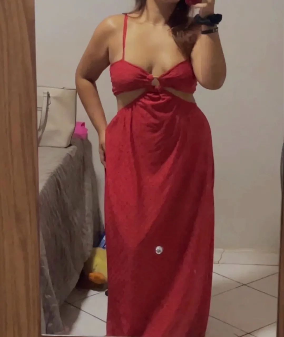 Vestido Longo Vermelho - Foto 2
