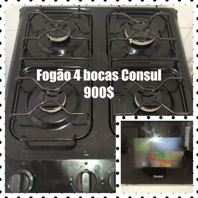 FOGÃO 4 BOCAS CONSUL