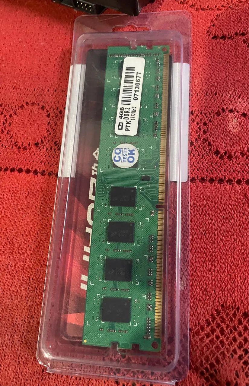 Memória 4GB DDR3 1333MHZ P/PC Desktop 