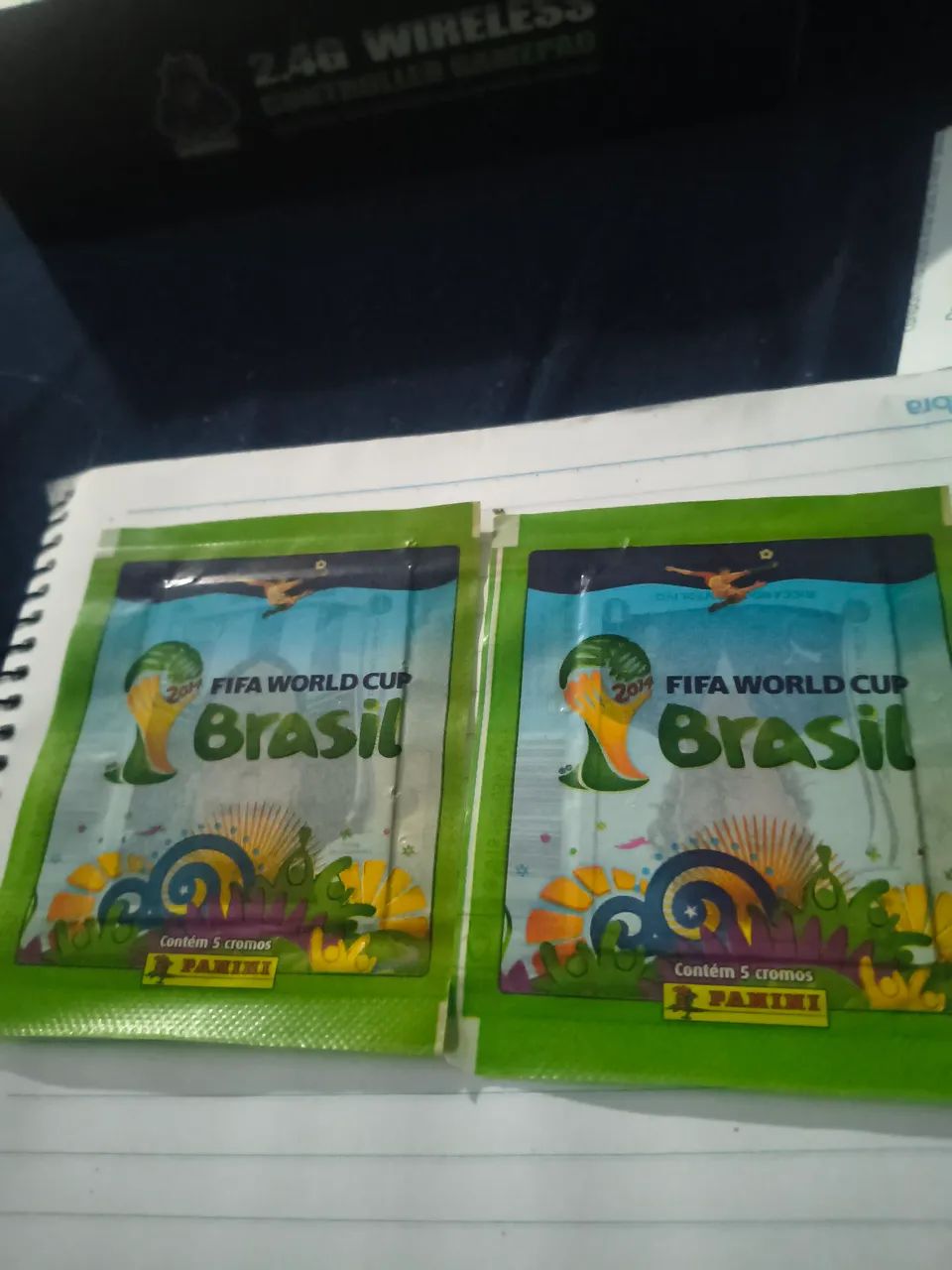 Pacotinhos lacrados copa 2014.