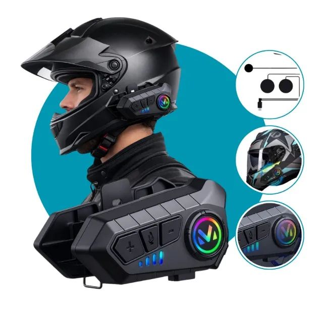 Fone de Ouvido Capacete / Moto Bluetooth - Foto 5