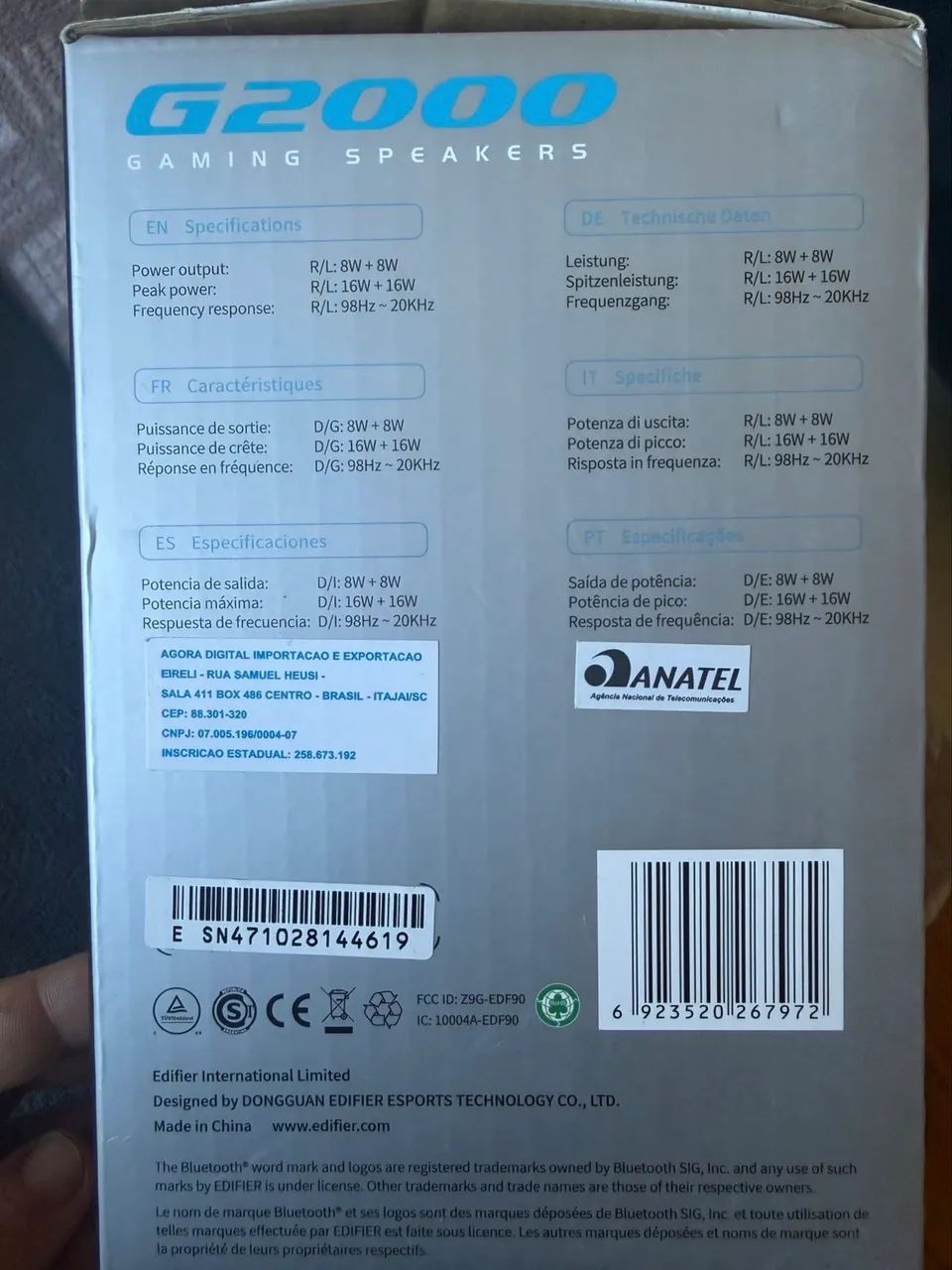 Caixas de som Gamer Edifier G2000 Bluetooth  - Foto 2