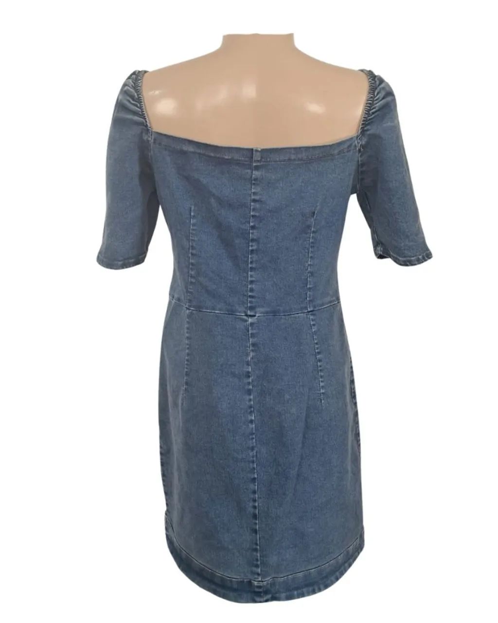 Vestido Jeans Up Scale Tamanho 42 - Foto 4