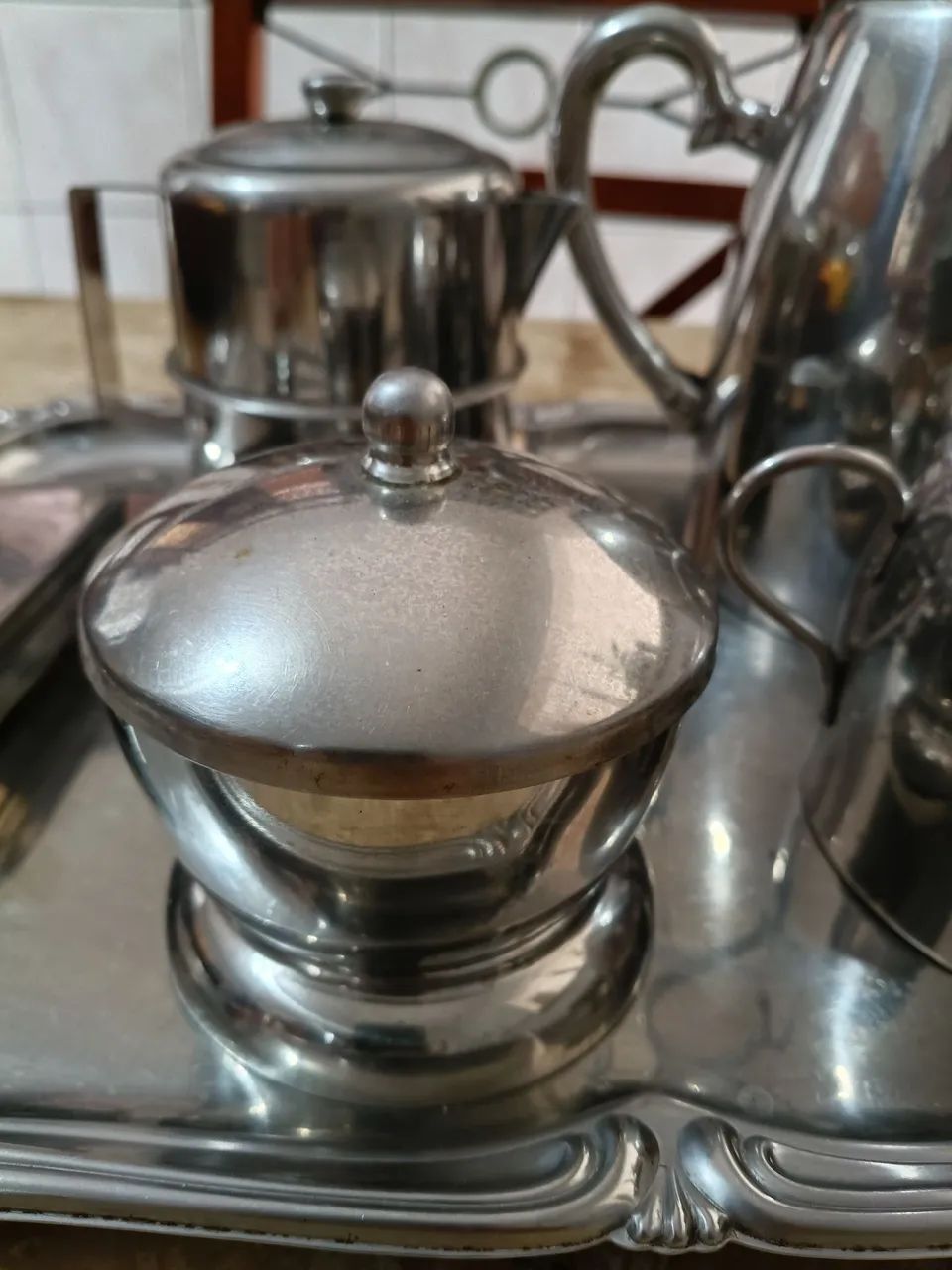 Conjunto de chá inox  - Foto 3