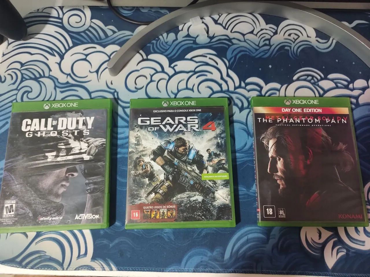 3 Jogos Xbox One Originais - Gears 4, MGS V e COD Ghosts - Foto 2