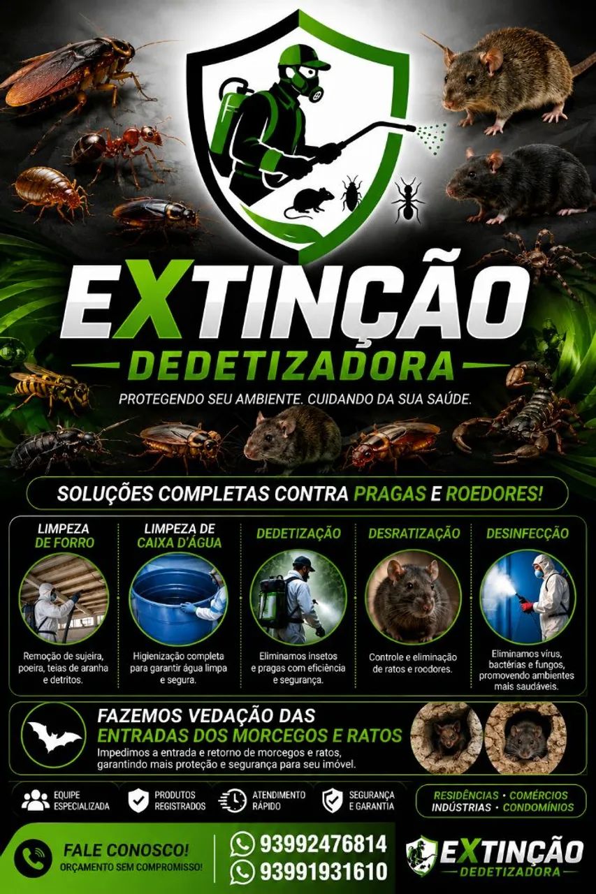 Extinção dedetizadora 
