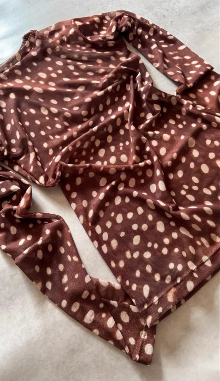 Blusa em Tule Bambi Print - Foto 3