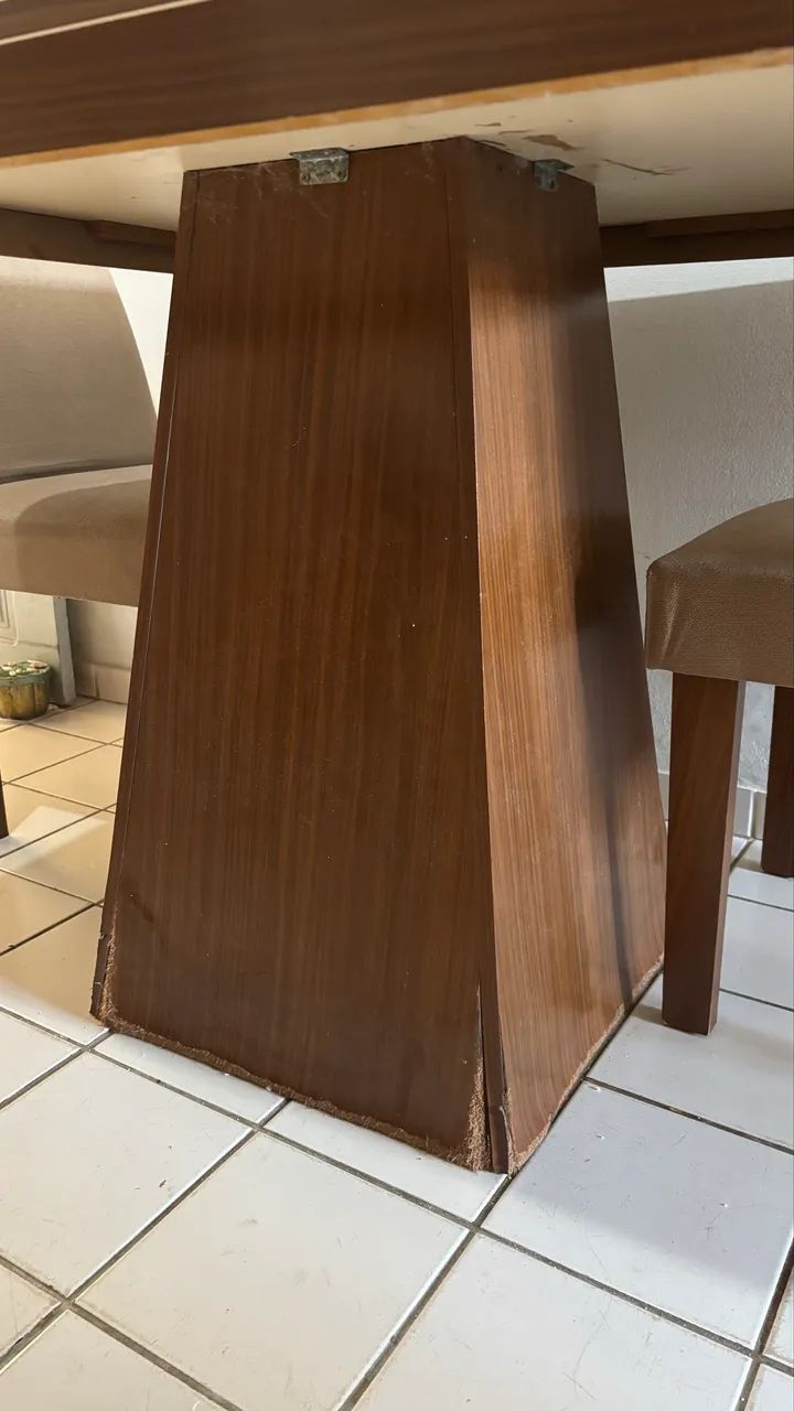 Mesa de vidro e MDF - Foto 3