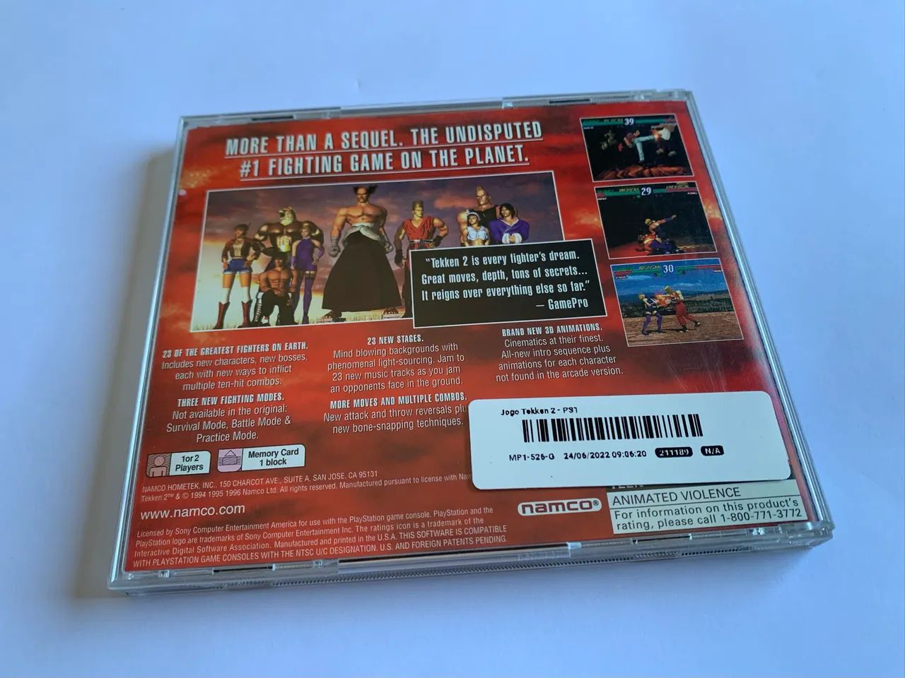 Tekken 2 - PS1 - Original  - Foto 2