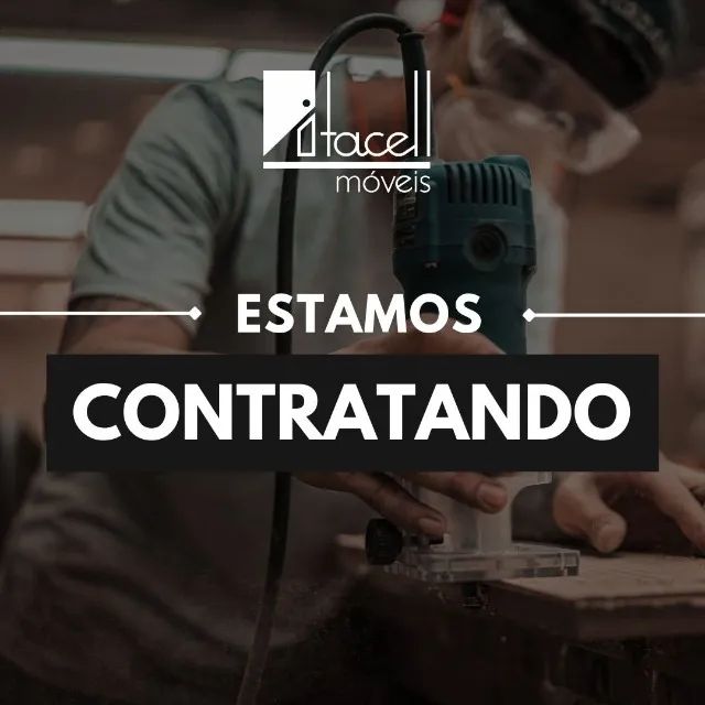 Temos vagas para: Marceneiro e Ajudante de Marceneiro com experiência.