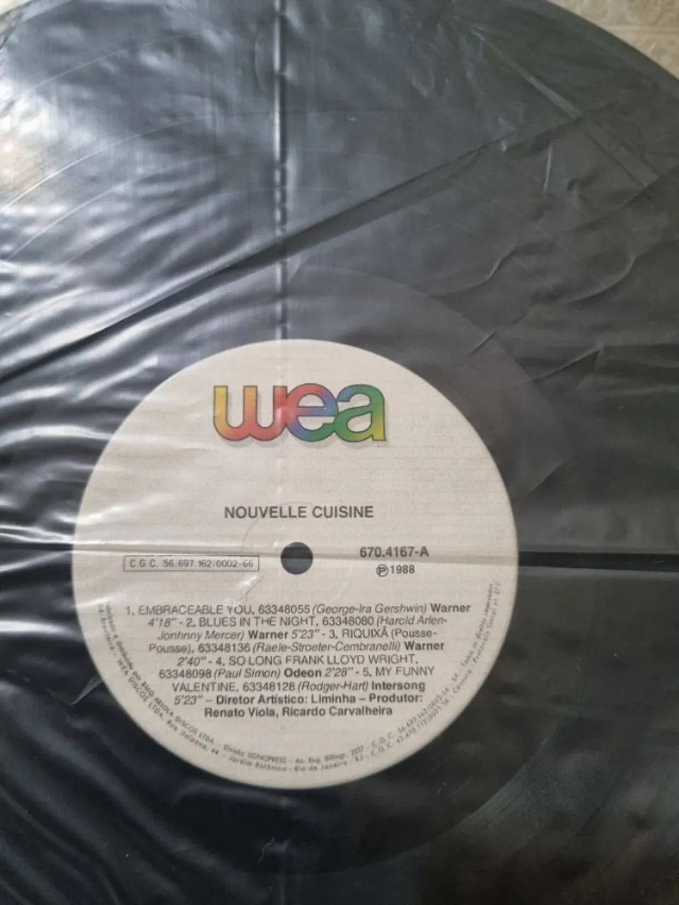 Vinil original de época 