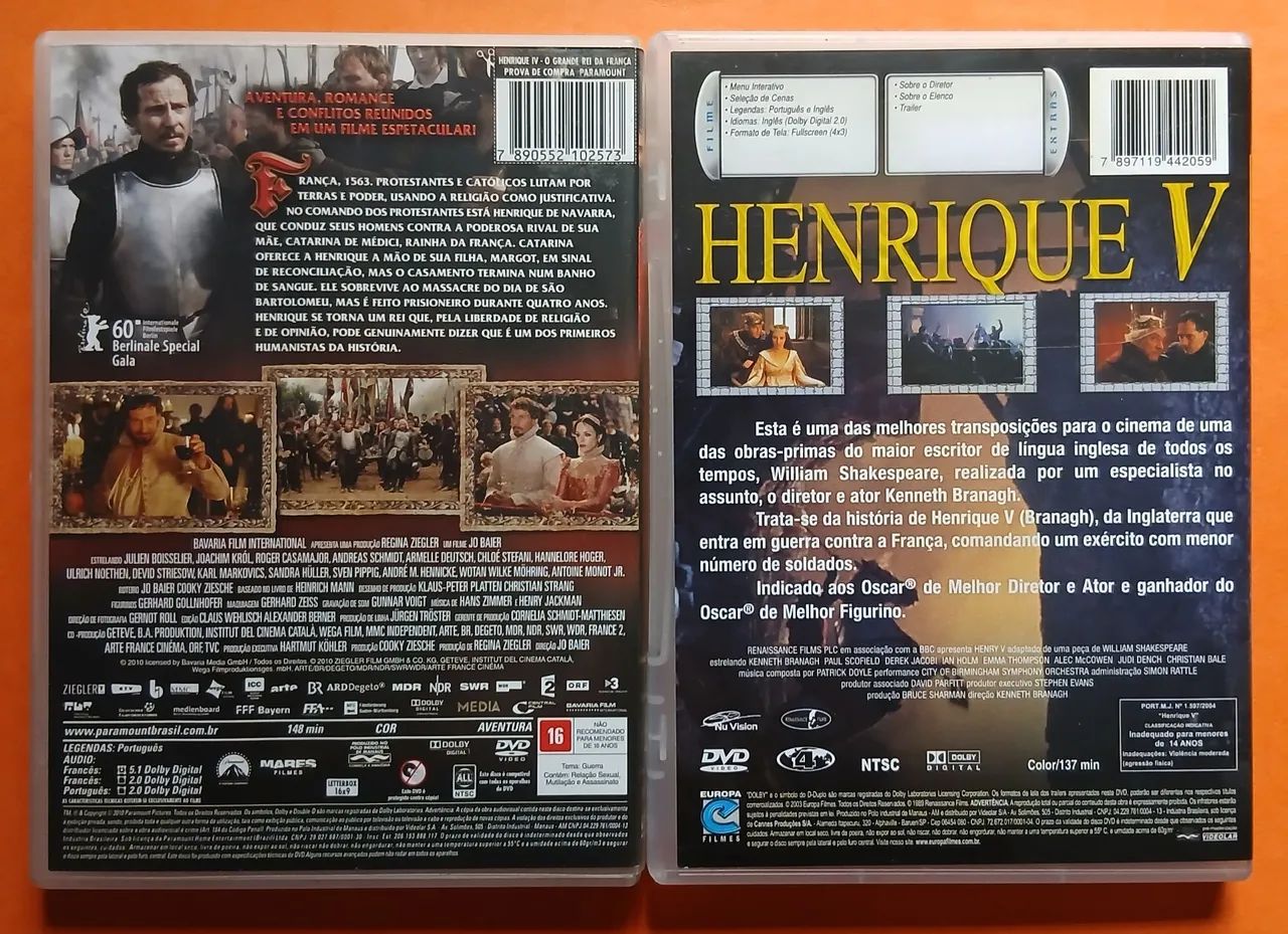 Dvd Henrique IV + Henrique  V - Foto 2