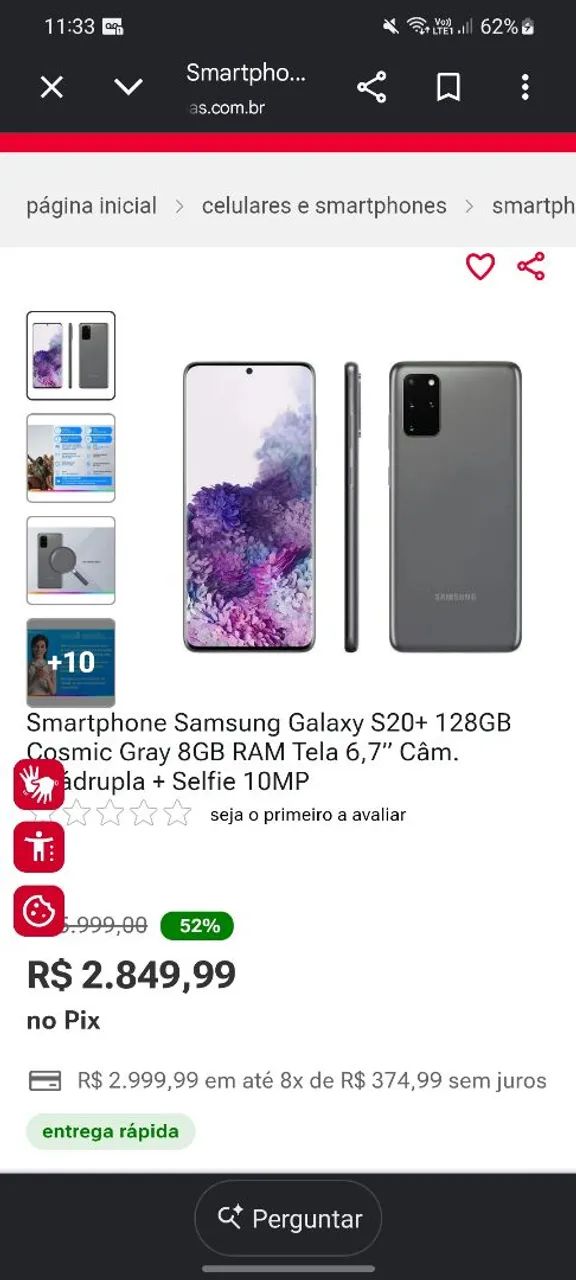 Samsung S20+ - Foto 2