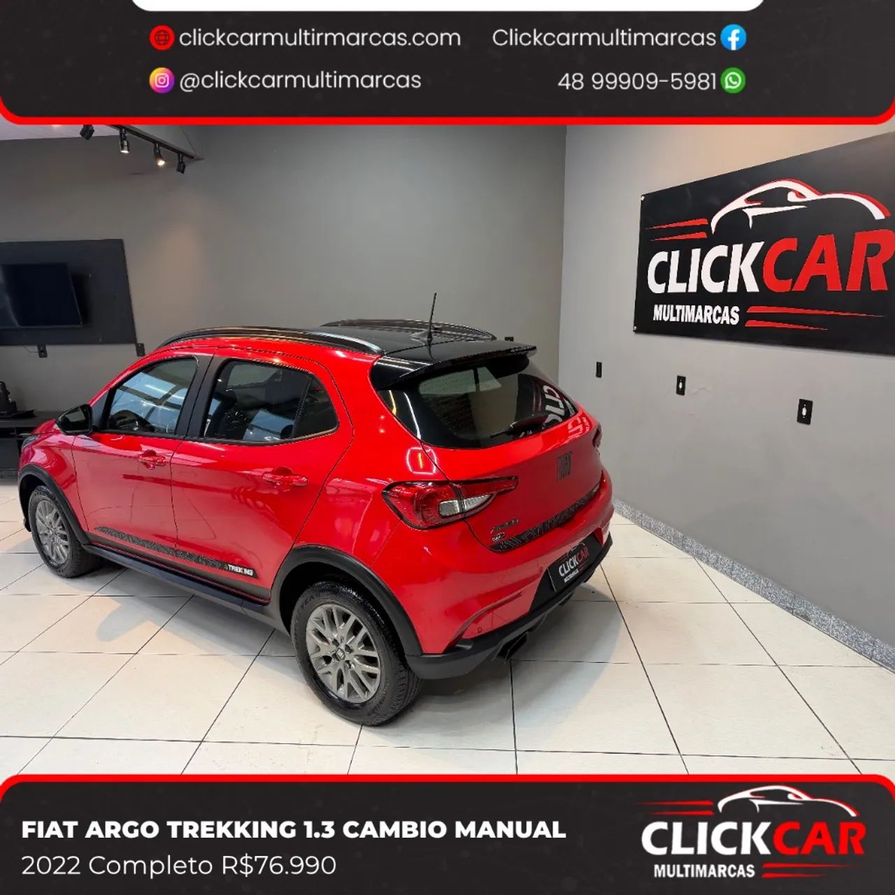 Fiat Argo Trekking 1.3 8V Flex Mec. 2022 - Foto 4