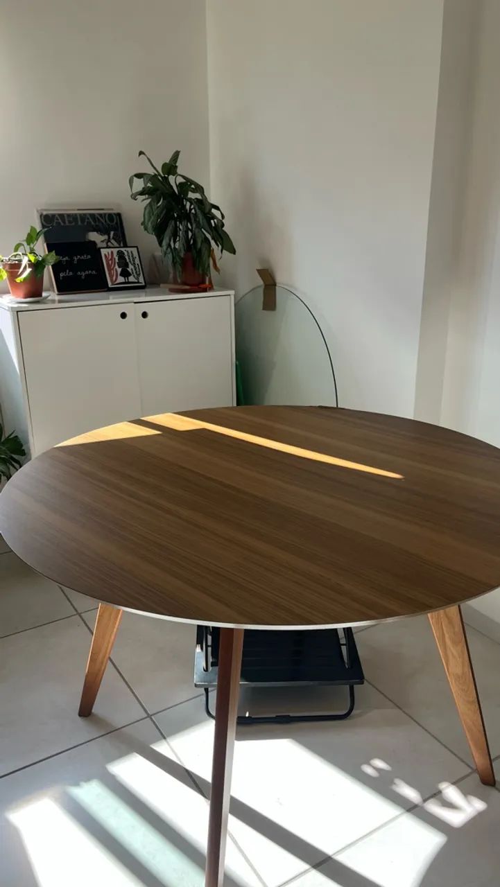 Mesa redonda mdf 1,20m 