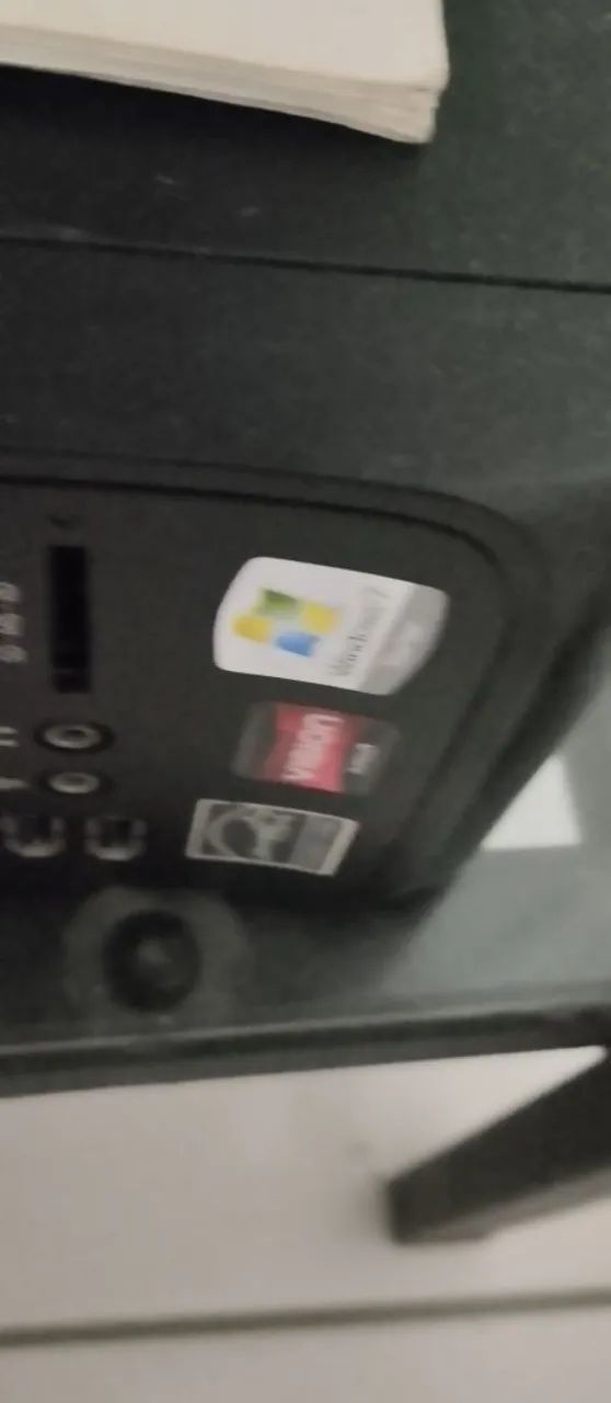 Computador com mesa com tampa de vidroMause, teclado. ,cpu - Foto 4