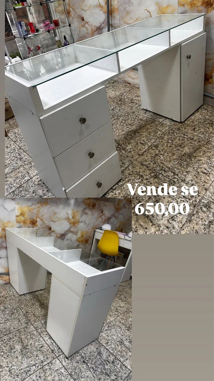 Vende se móveis de salão, usados em ótimo estado 