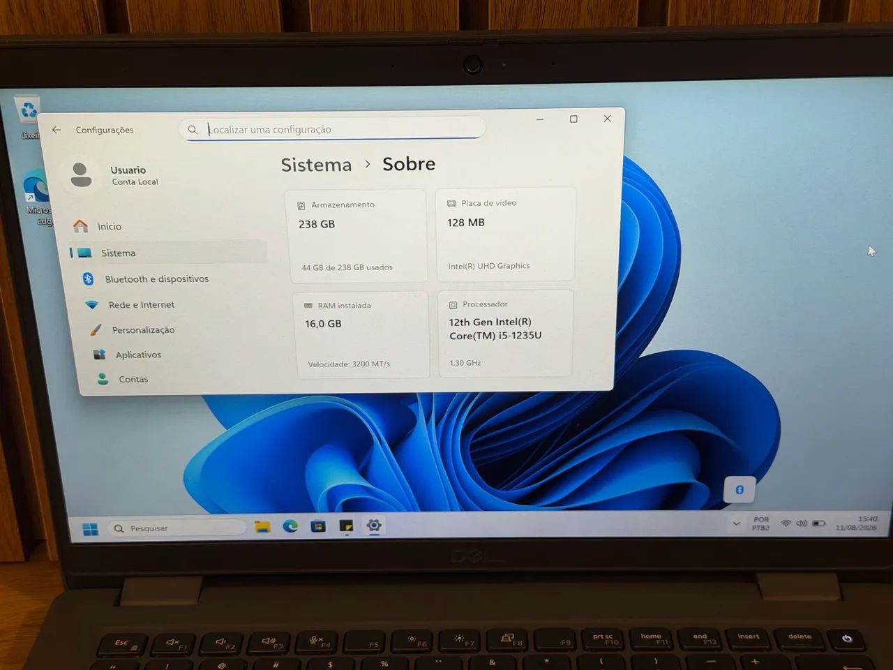 Notebook Dell Latitude i5 12th 16GB RAM 256SSD - Foto 4