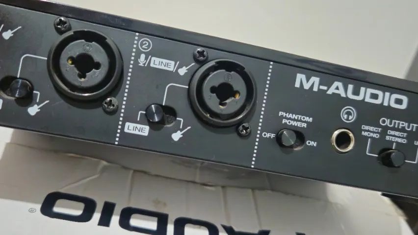 Interface de  audio M-audio mtrack duo - Foto 4