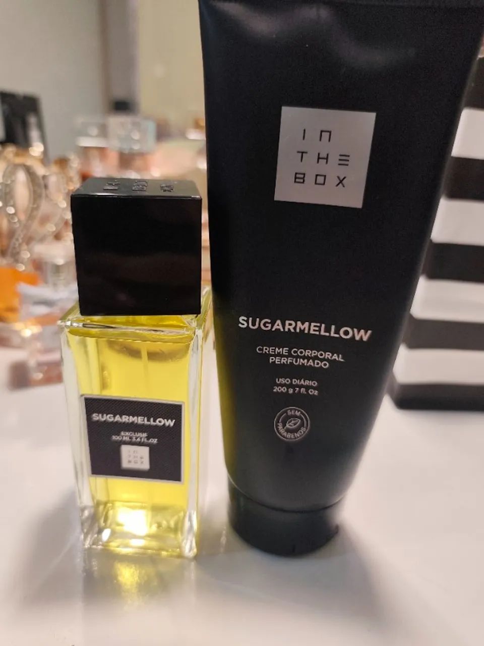KIT SUGARMELLOW IN THE BOX - PERFUME + CREME PARA PELE