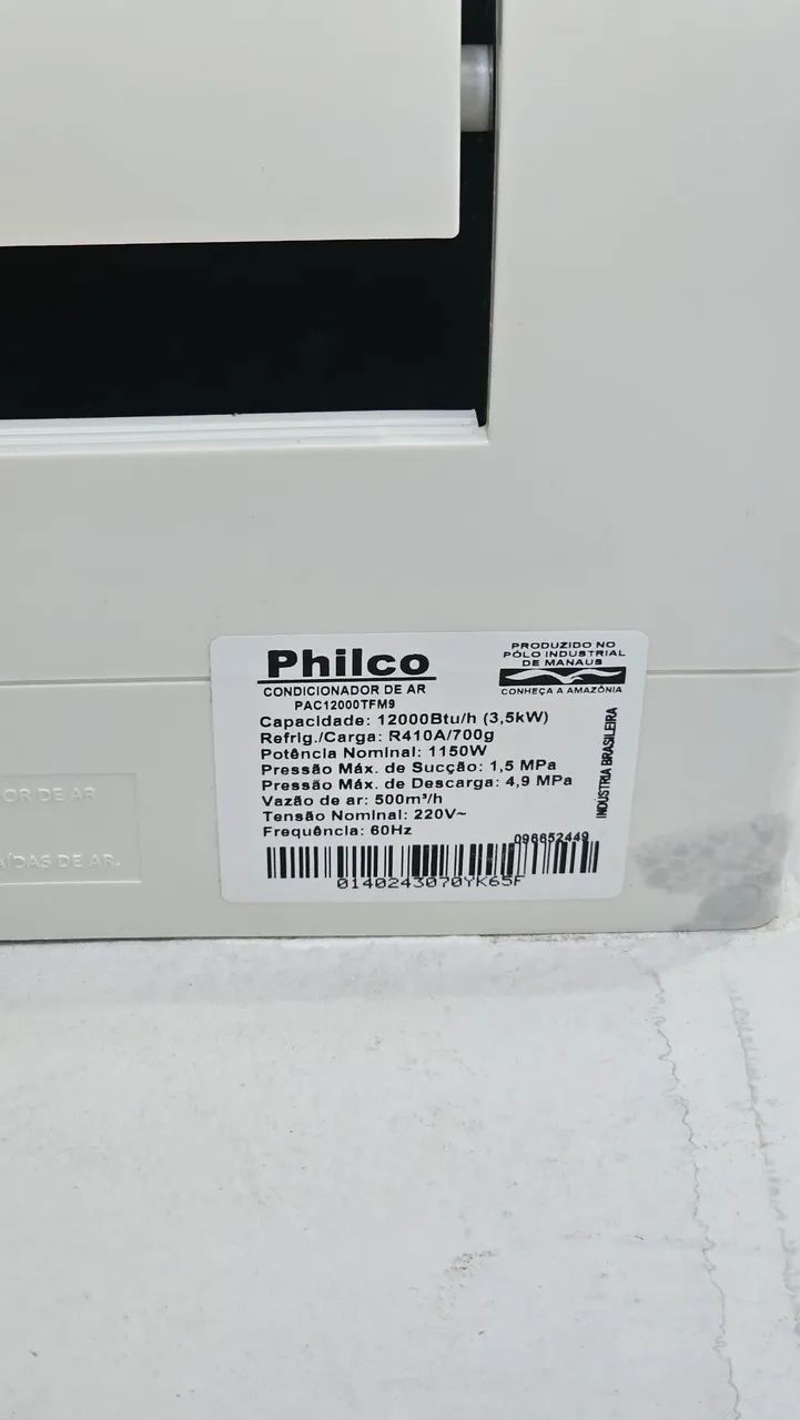 Ar condicionado Philco 12.000 BTUs (Apenas Evaporadora) - Foto 3