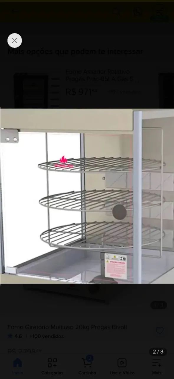 Forno assador a gás  - Foto 2