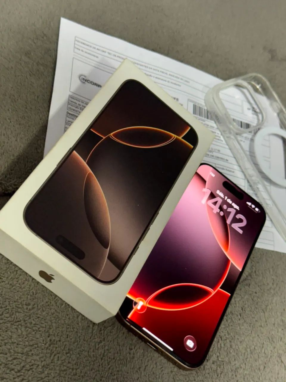iPhone 16 Pro 256GB! Na caixa com nota fiscal. 