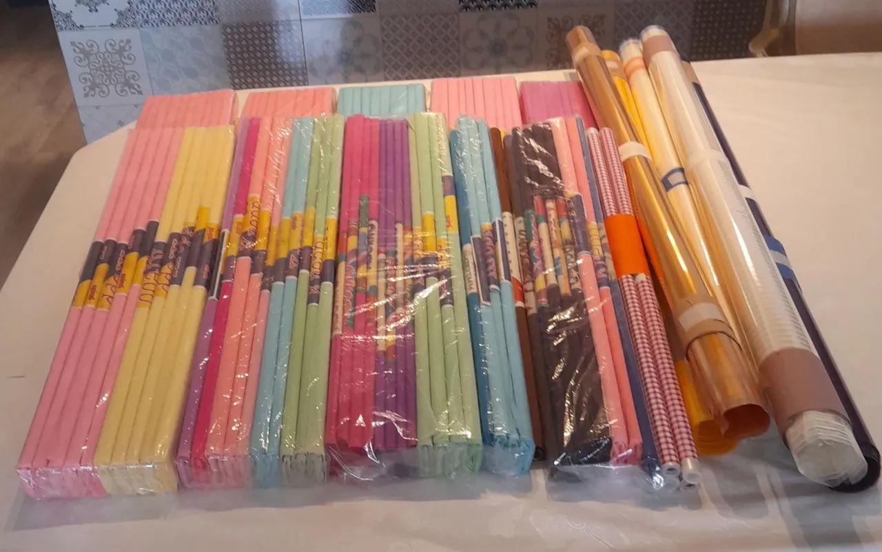 Papel Crepon e Celofane