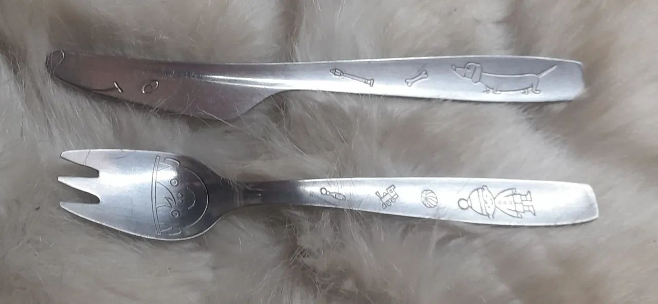 Conjunto infantil Talheres Hércules Inox - Foto 4