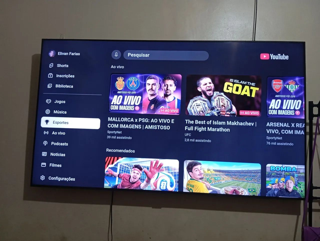 Tv smart Samsung 60 polegadas 