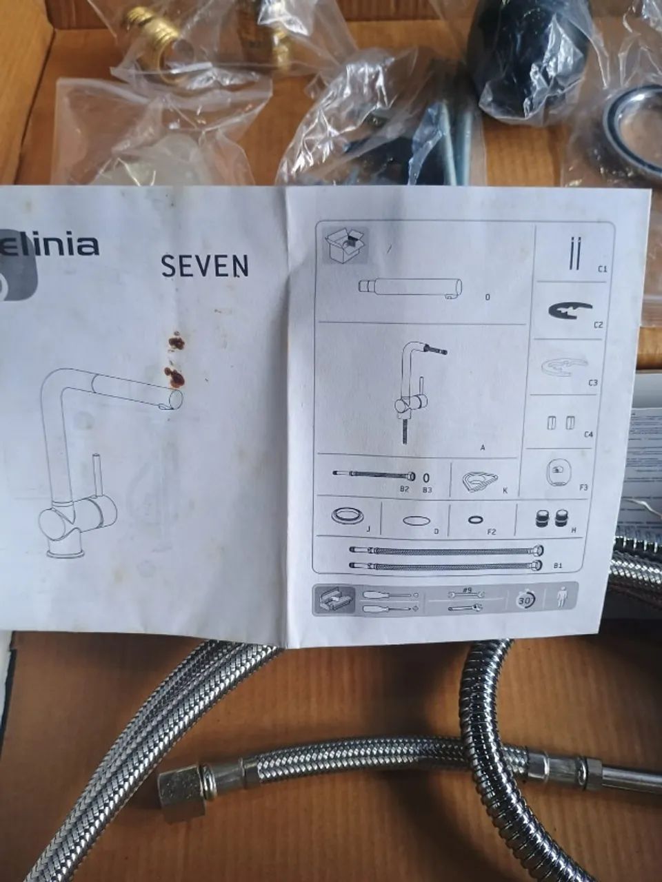 Torneira Delinia Modelo Seven com flexível  - Foto 2