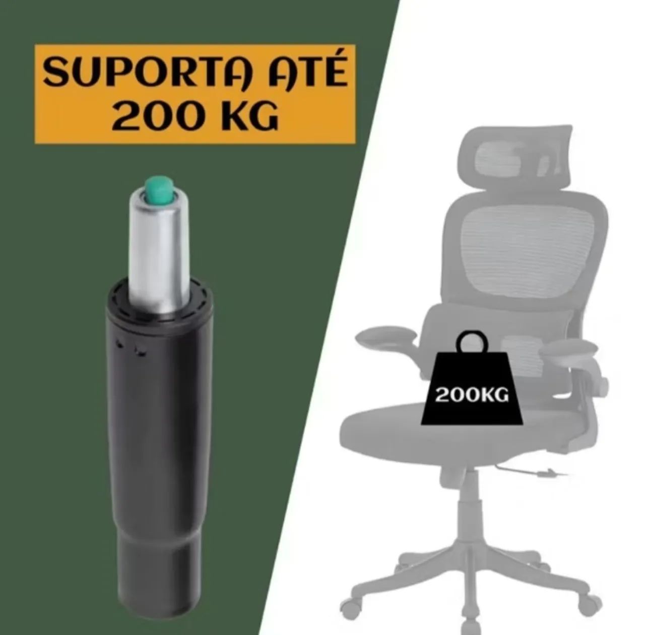 Pistão a gás cadeira Classe 4 até 200kg - Foto 3