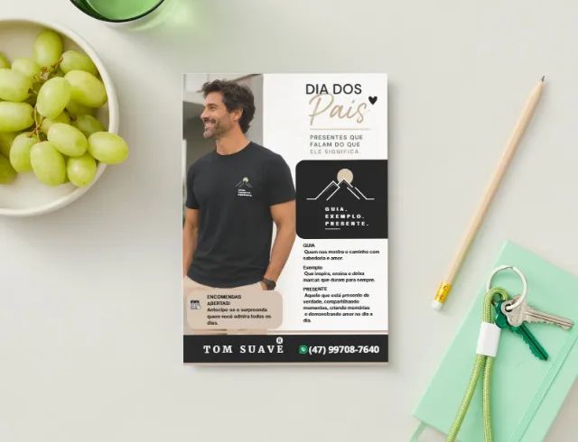 Camisas Personalizadas Dias dos Pais