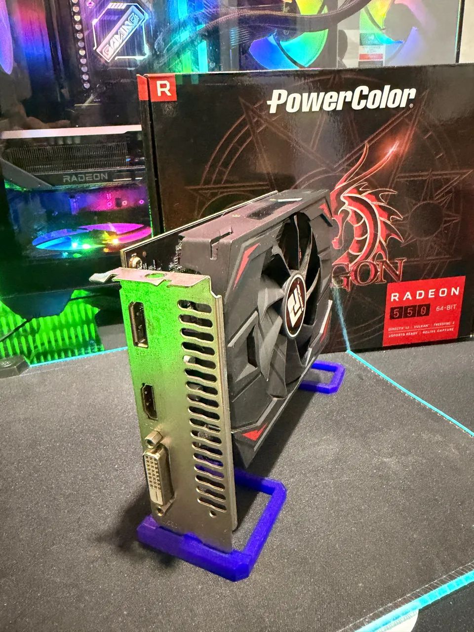 Placa de vídeo Rx550 4Gb Nova com Garantia - Foto 3
