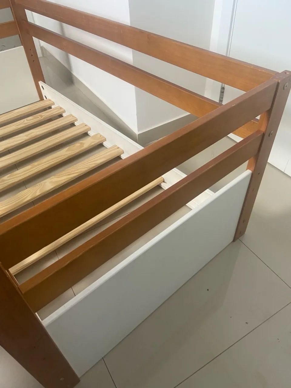 Mini cama infantil com grade protetora - Foto 3