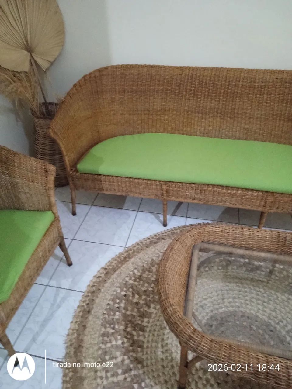 Conjunto de vime - Foto 2