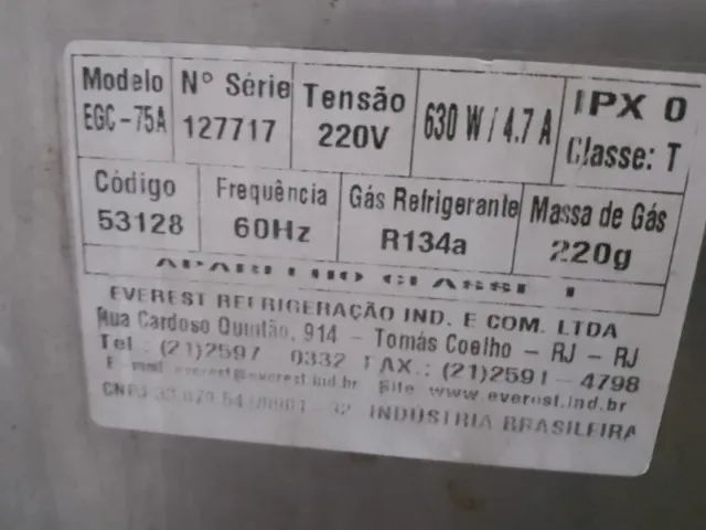 Máquina de Gelo Everest ECG 75A - 75 kg/dia - 220V - Funcionando Perfeitamente - Foto 2