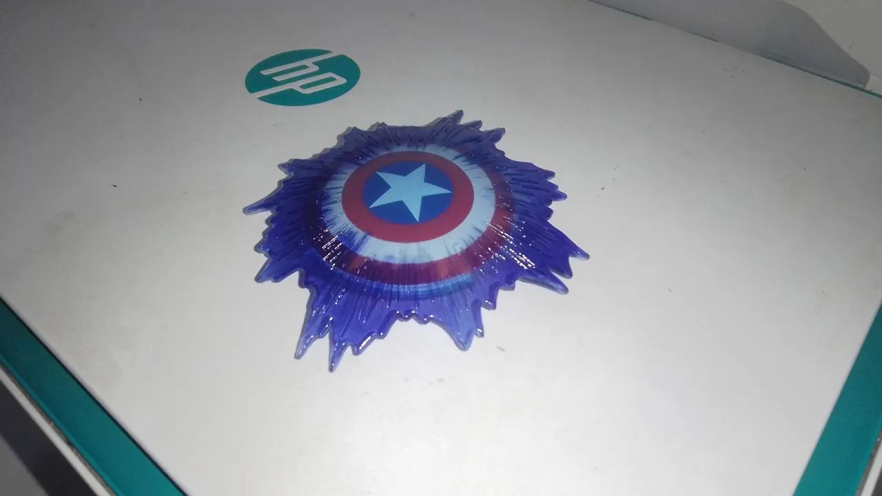 Acessório (escudo) do Capitão América Gameverse Marvel legends!